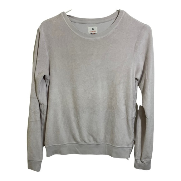 Sundry womens sweatshirt size 1 Small size zip pullover crew neck light - Picture 5 of 10